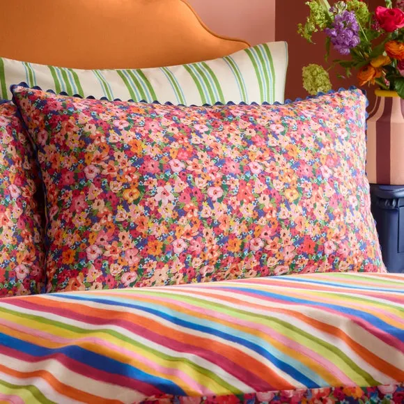 Sophie Robinson Darling Ditsy 100% Cotton Standard Pillowcase Pair