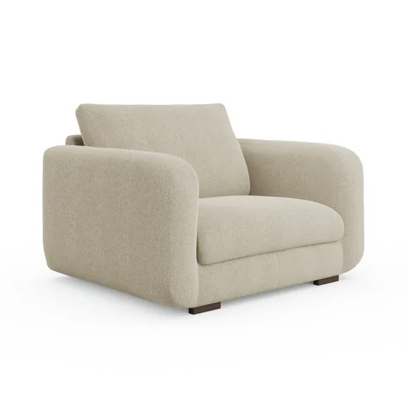Luca Tonal Boucle Snuggle Chair 6