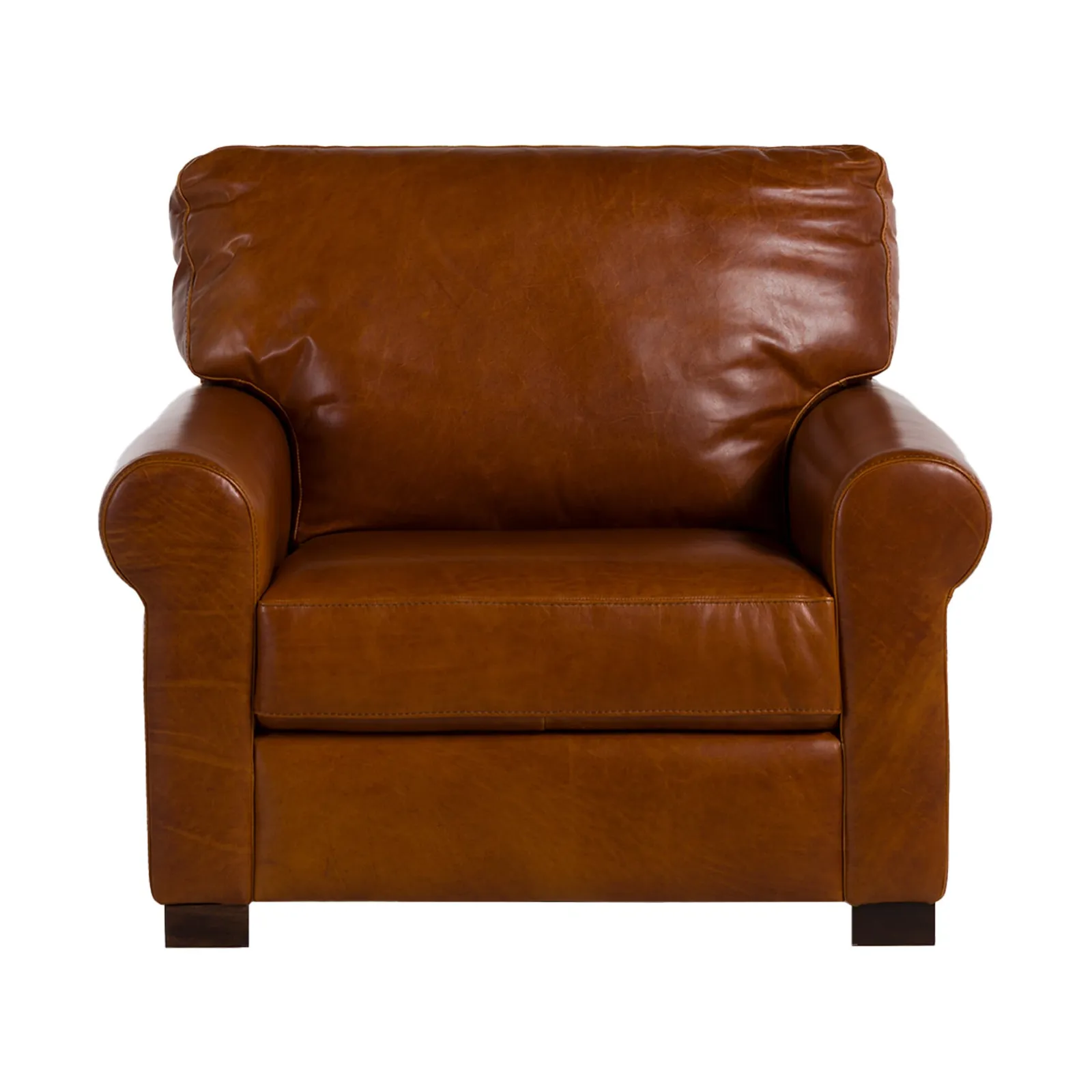 Rendola Armchair, Brown Leather | Barker & Stonehouse 2