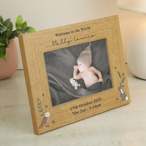 Personalised Woodland Animals Photo Frame 3