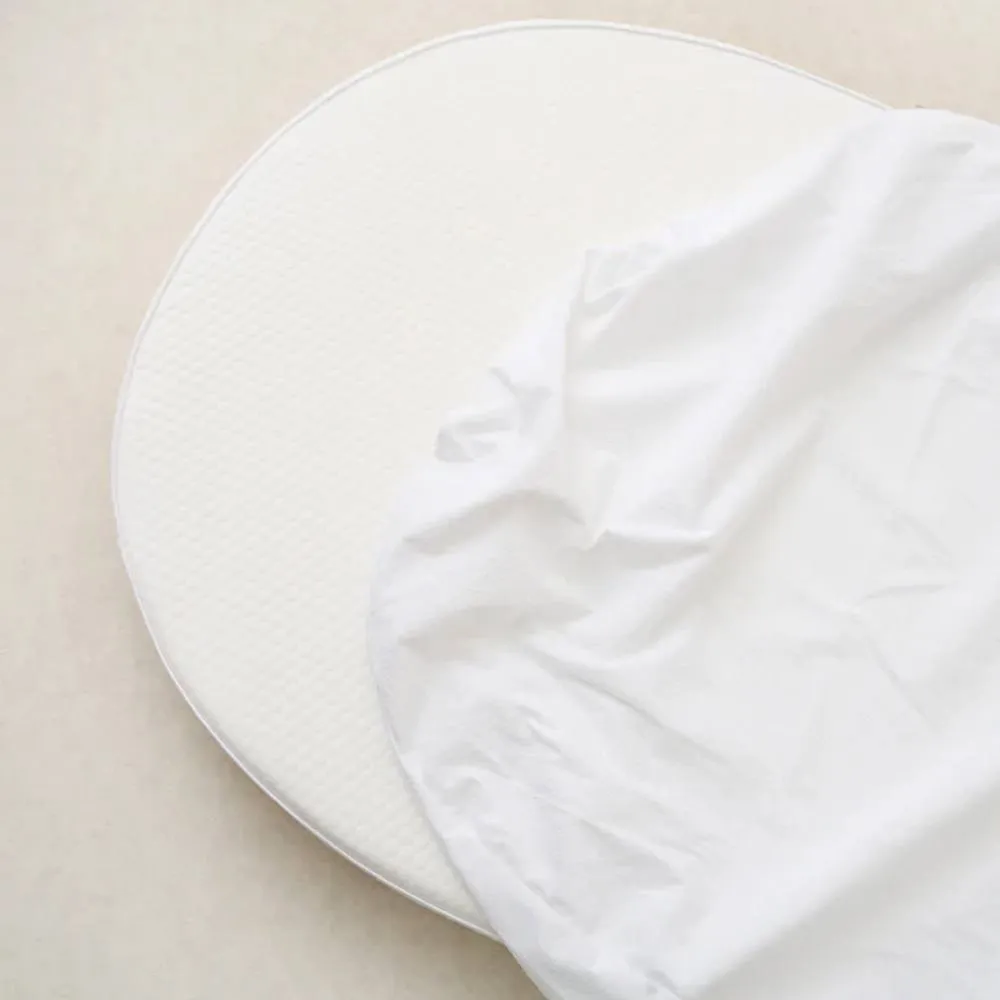 The Tiny Bed Company Waterproof Mattress Protector to fit Stokke Sleepi V2 - 122 x 68cm in White