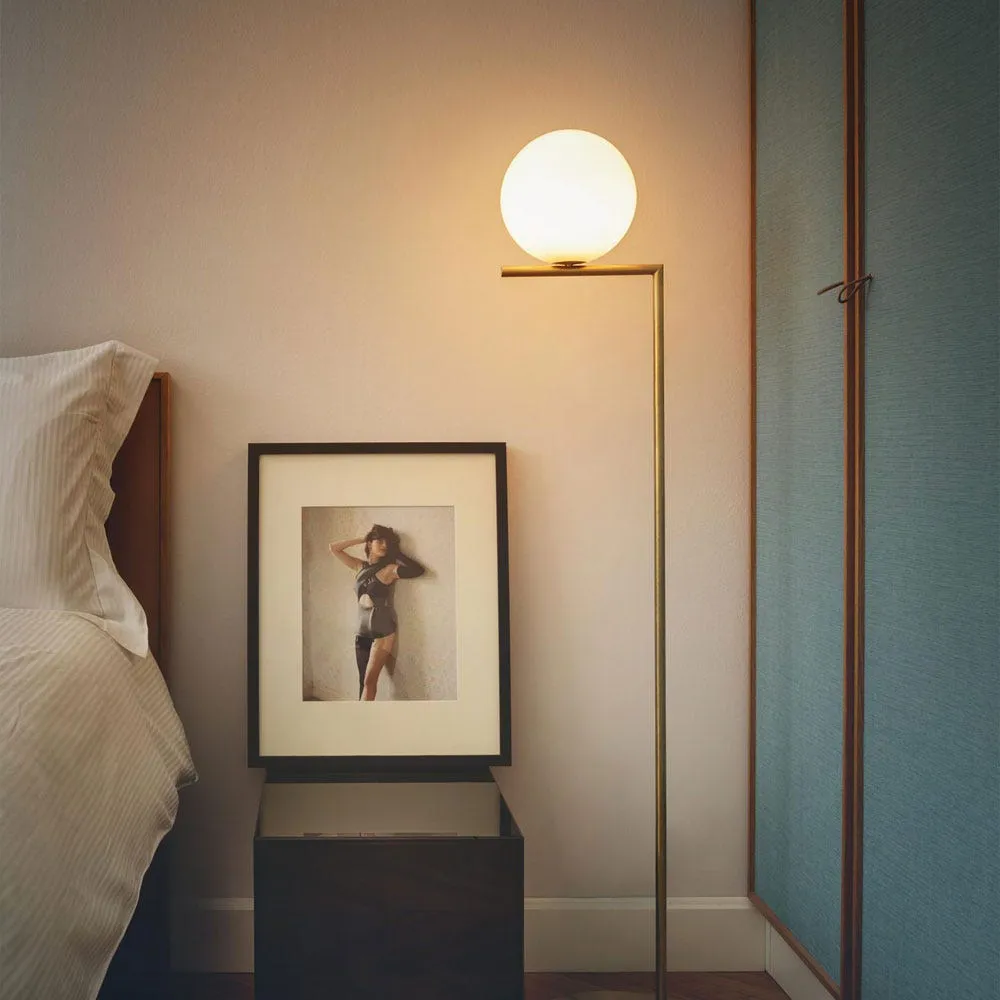 Flos IC F2 Floor Light Brushed Brass 4