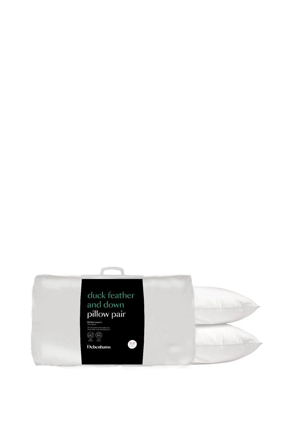 Duck Feather & Down Pillow Pair