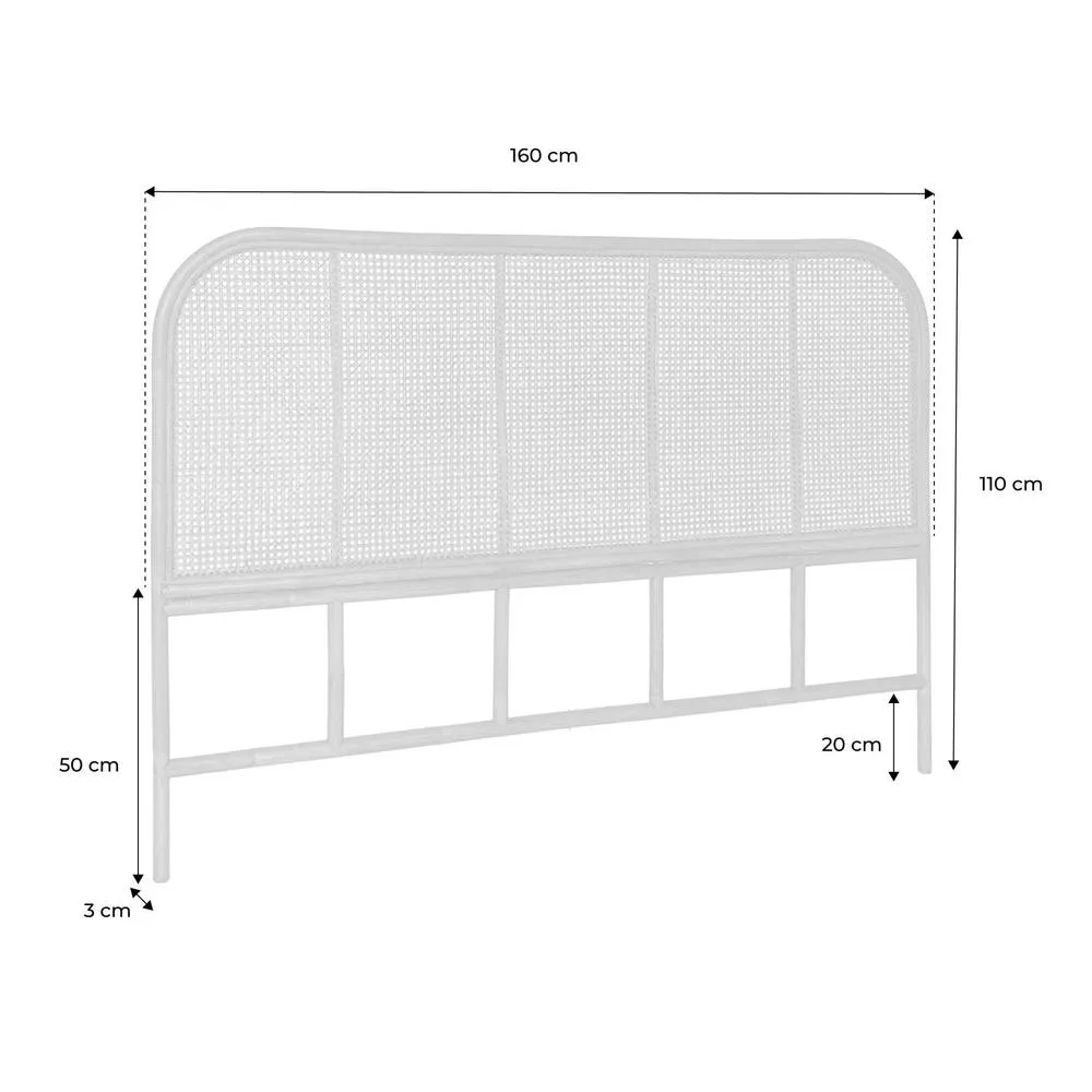 sweeek Natural rattan & cane headboard 5