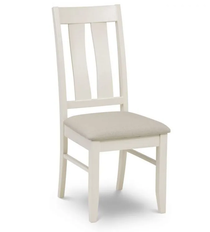 netfurniture Hartwood Wooden Dining Chair in White