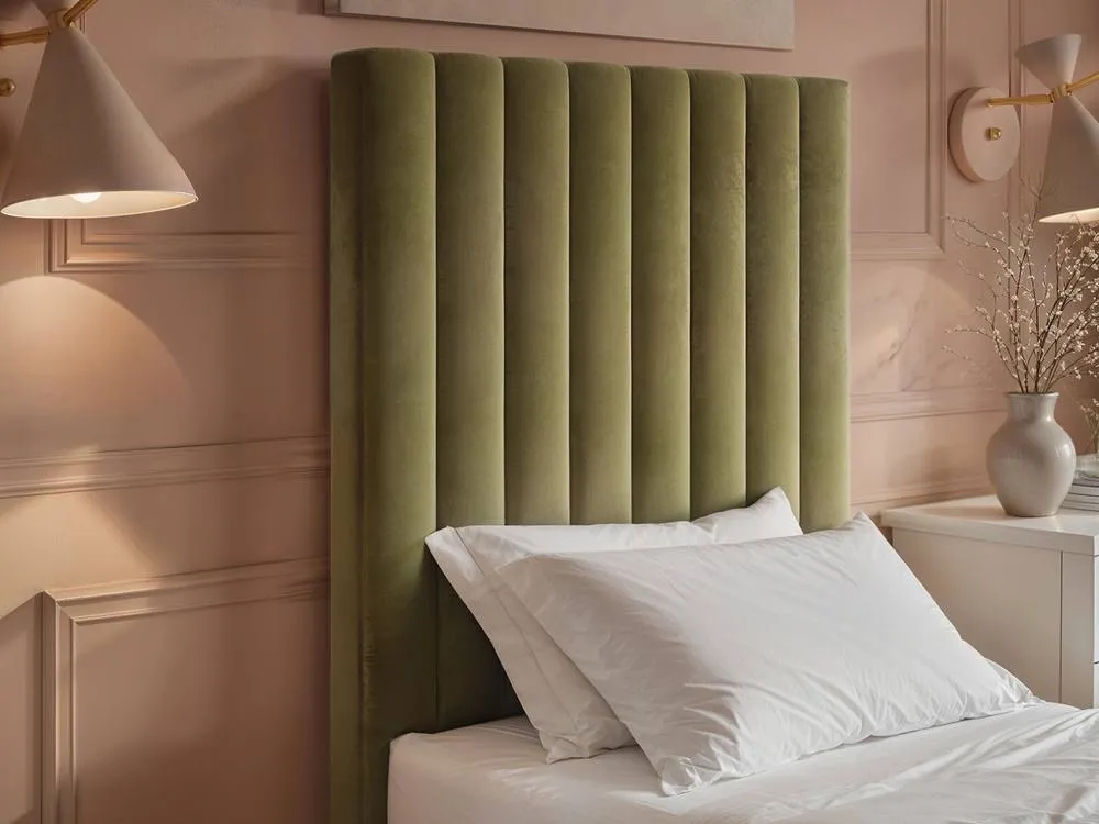 Flair Everley Single Ottoman Bed in Green 4