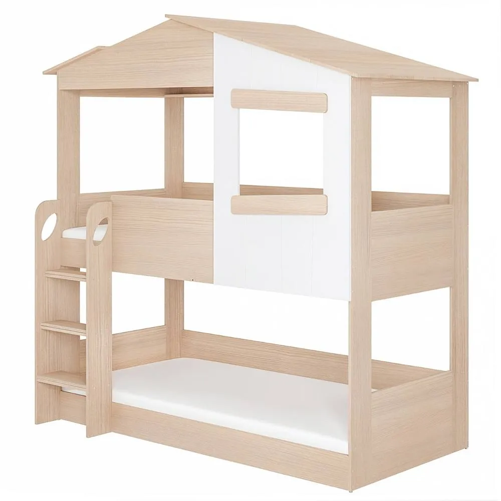 Flair Dreamland House Bunk Bed in Light Oak 4