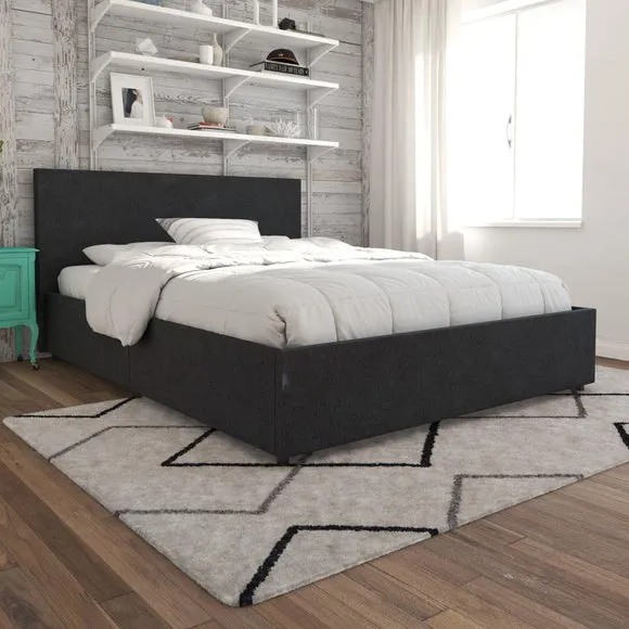 Novogratz Kelly 4 Drawer Bed, Linen 2