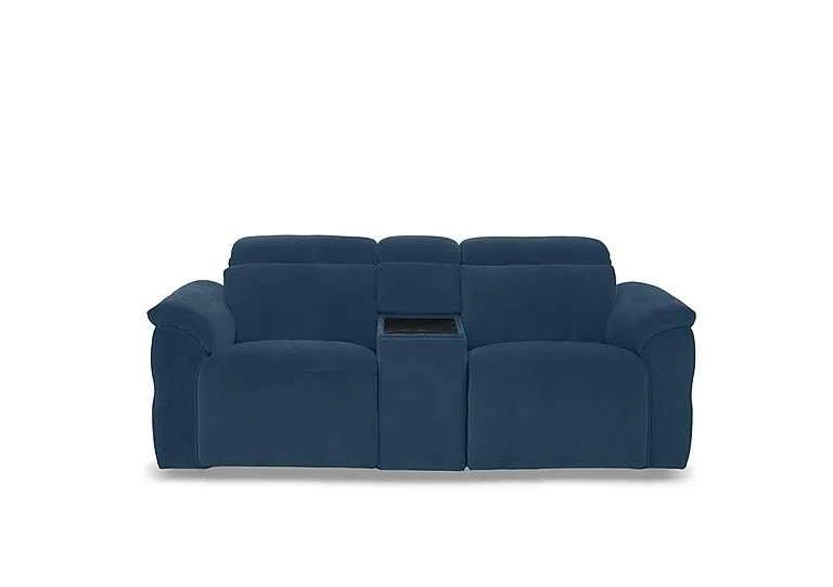 Dolomite 2 Seater Fabric Power Recliner Sofa with Power Headrests and Console - Sofas and Armchairs - In Time for Christmas