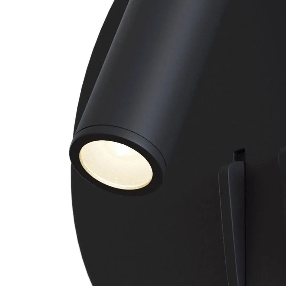 Netlighting Ios 176 Reading Integrated LED Wall Lamp Black 6