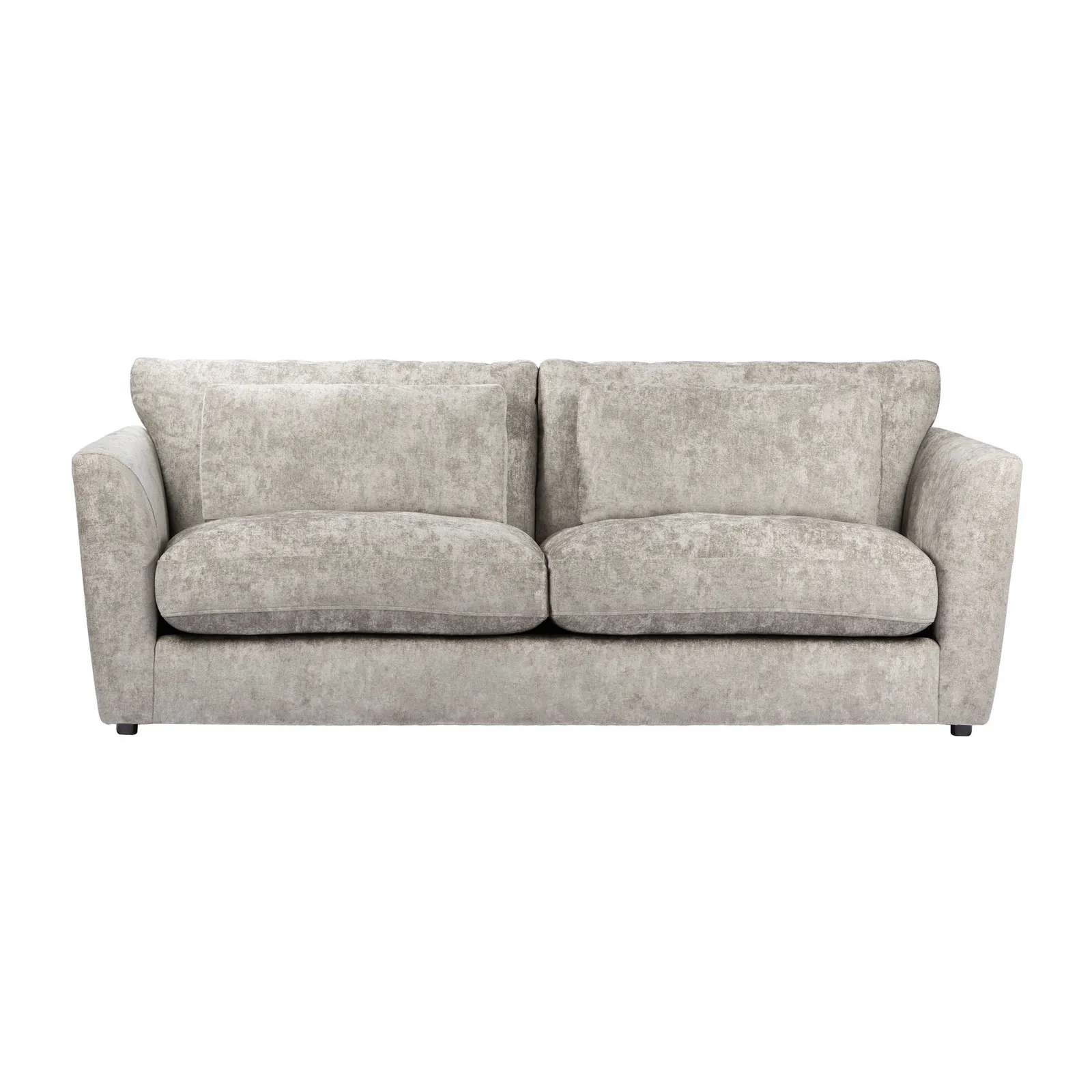Esther Chenille 3 Seater Sofa Brown