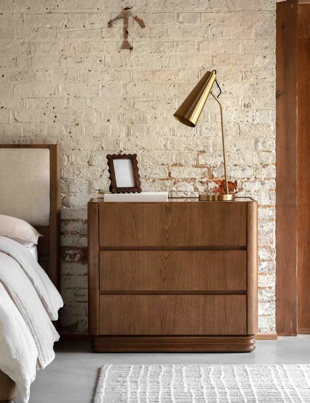 Gallery Direct Dempsey 3 Drawer Chest Brown