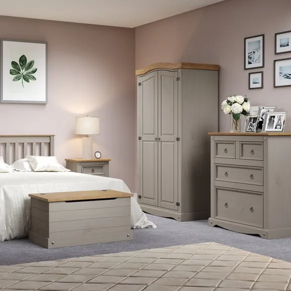Corona Double Wardrobe, Pine 2