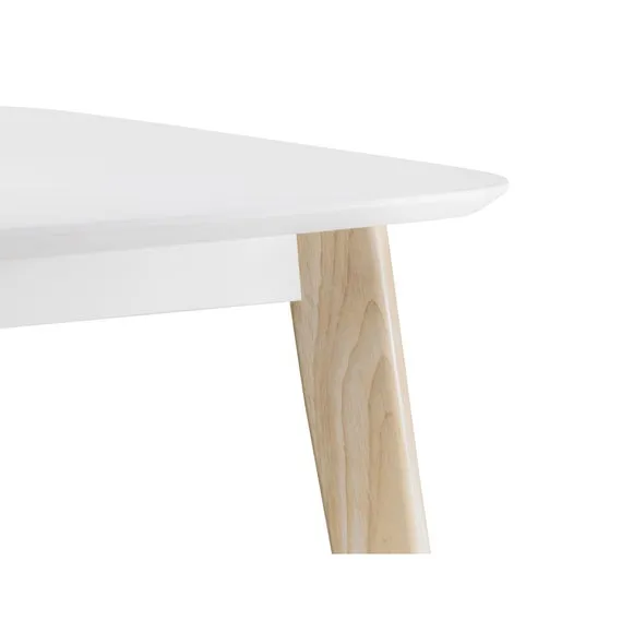 Casa 4 Seater Square Dining Table, White 3