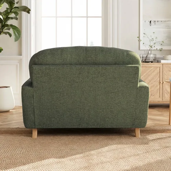 Martha Chenille Soft Texture Snuggle Chair 4
