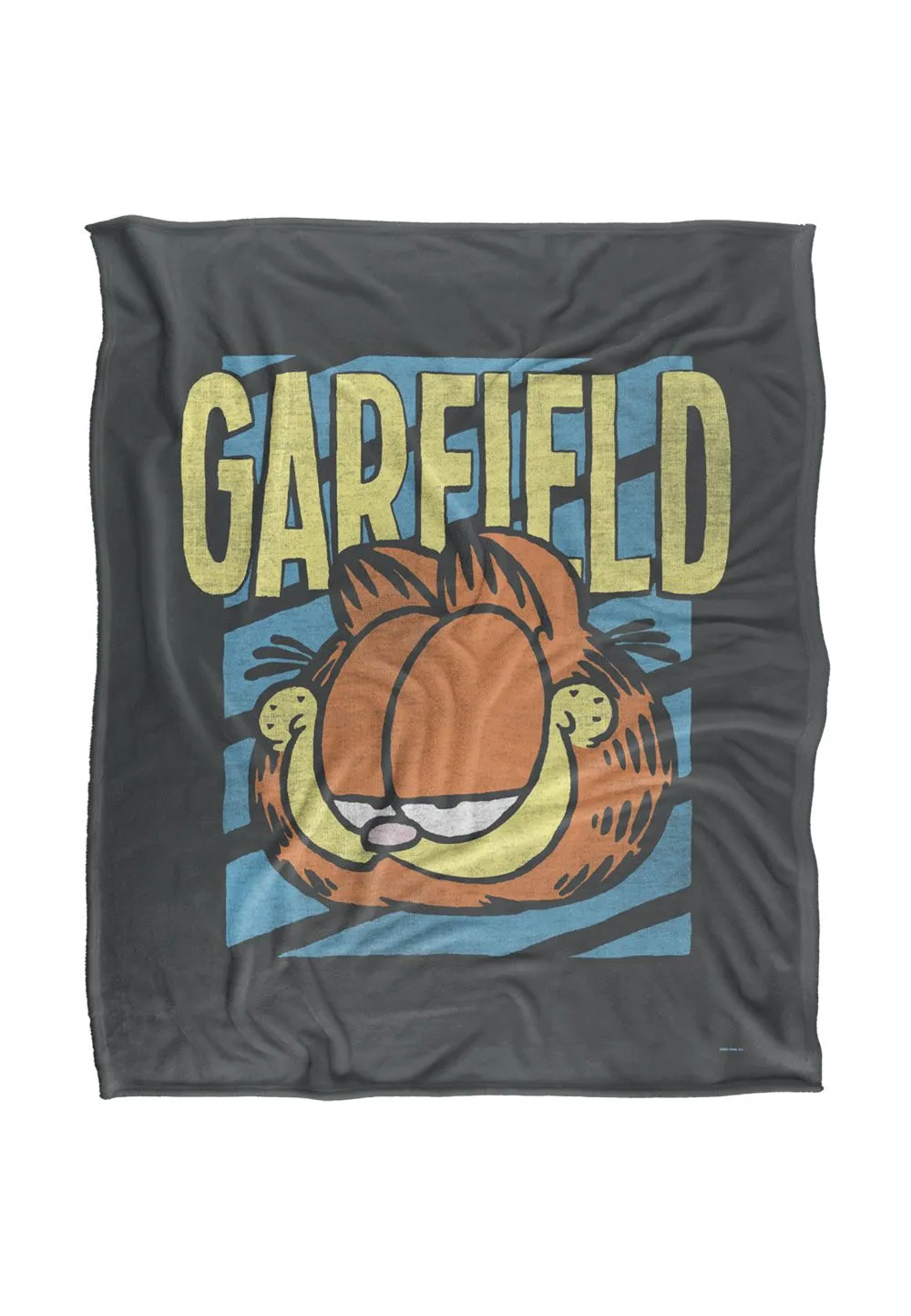 Garfield Rad Silky Touch Super Soft Throw Blanket 152 X 127 cm in White