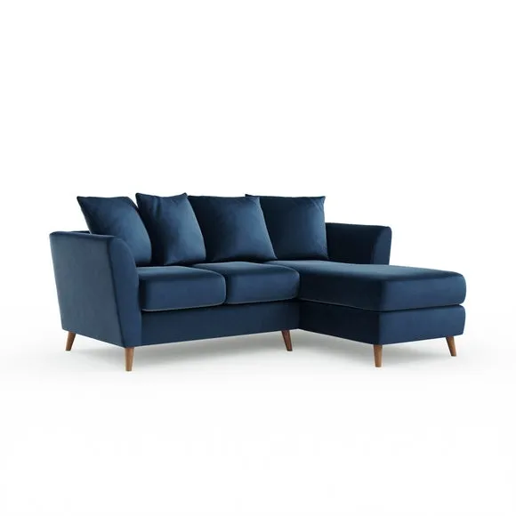 Bess Corner Chaise Sofa, Opulent Velvet 6