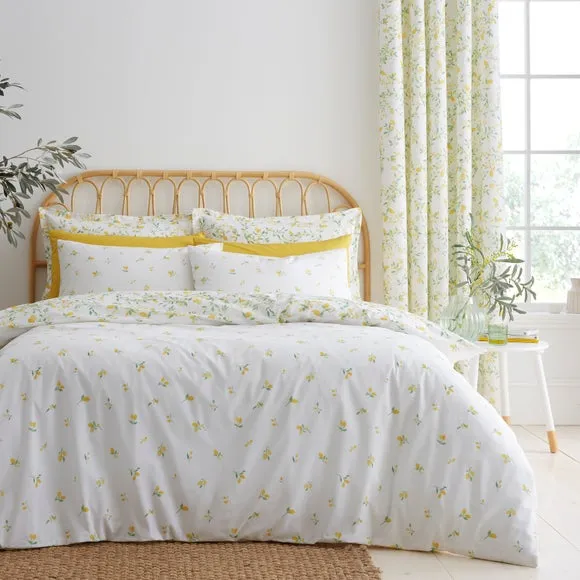 Evie Lemons 100% Cotton Duvet Cover & Pillowcase Set 3