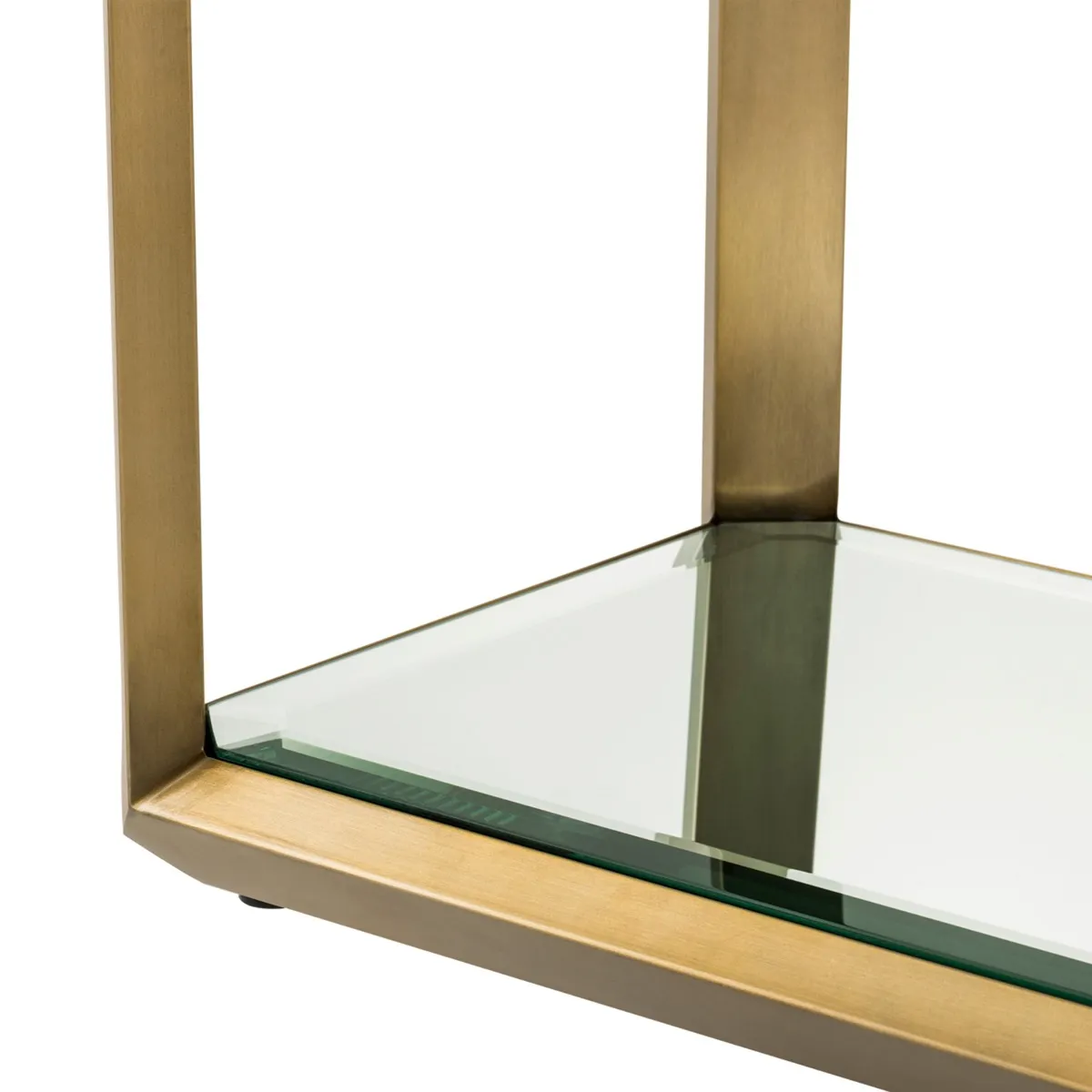 Eichholtz Callum Console Table Brushed Brass Finish, Gold Glass | Barker & Stonehouse 5