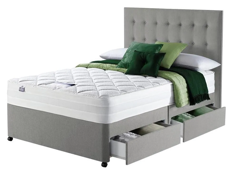 Silentnight Knightly 2000 Luxury Superking 4 Drw Divan Bed