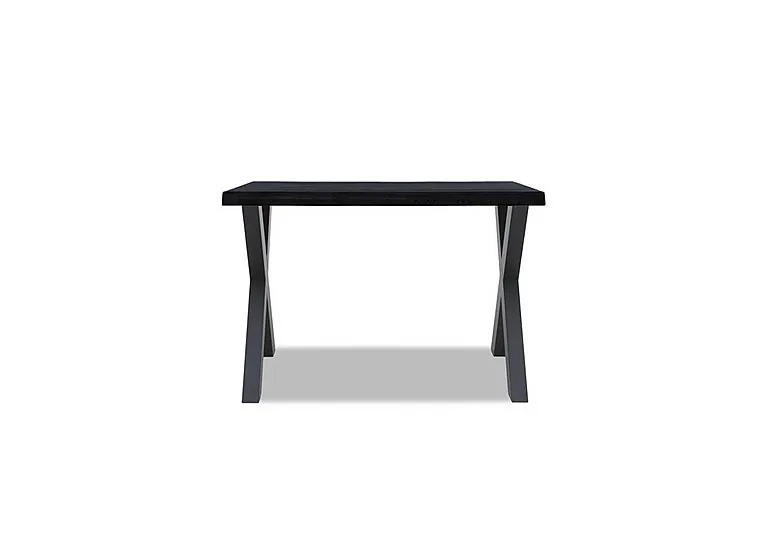 Hades Straight Edge Bar Table with X Shaped Legs - 140-cm - Black - In Time for Christmas