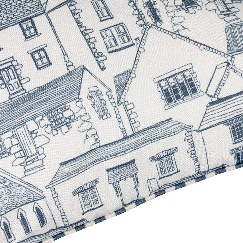 Wylder Abersoch Town Outdoor Cushion in Blue 5