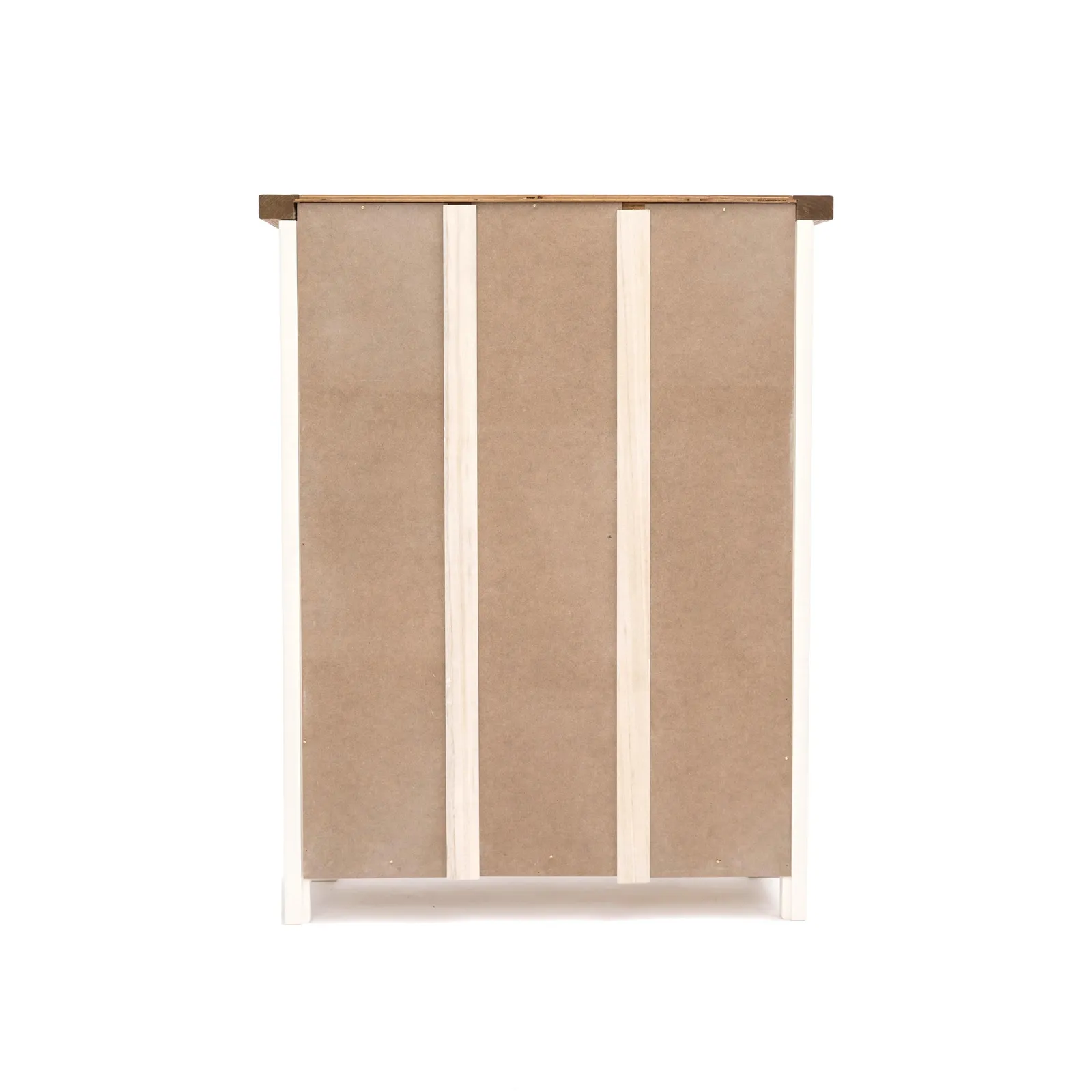Cabinet Bits Bookcase with Plinth 90x70x25cm in Off-White 6