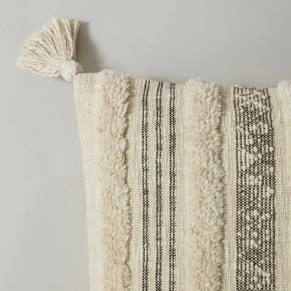 Samara Striped Cushion Natural 6