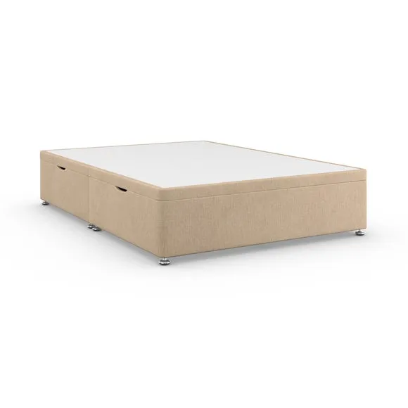 Everyday Side Opening Ottoman Bed Frame, Woven Fabric 2