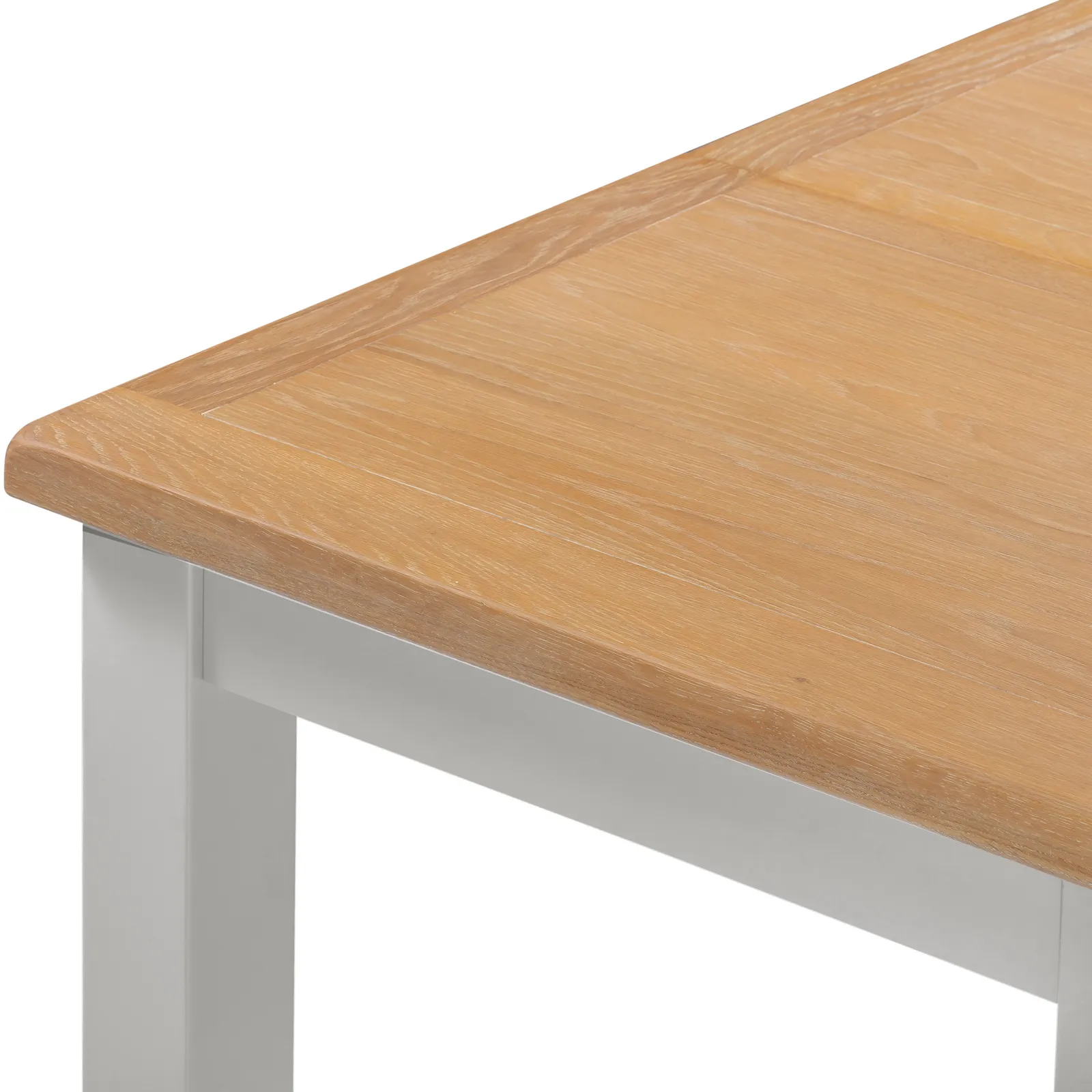 Seconique Windsor Extending Dining Table (Part Assembled) in Light Grey 6