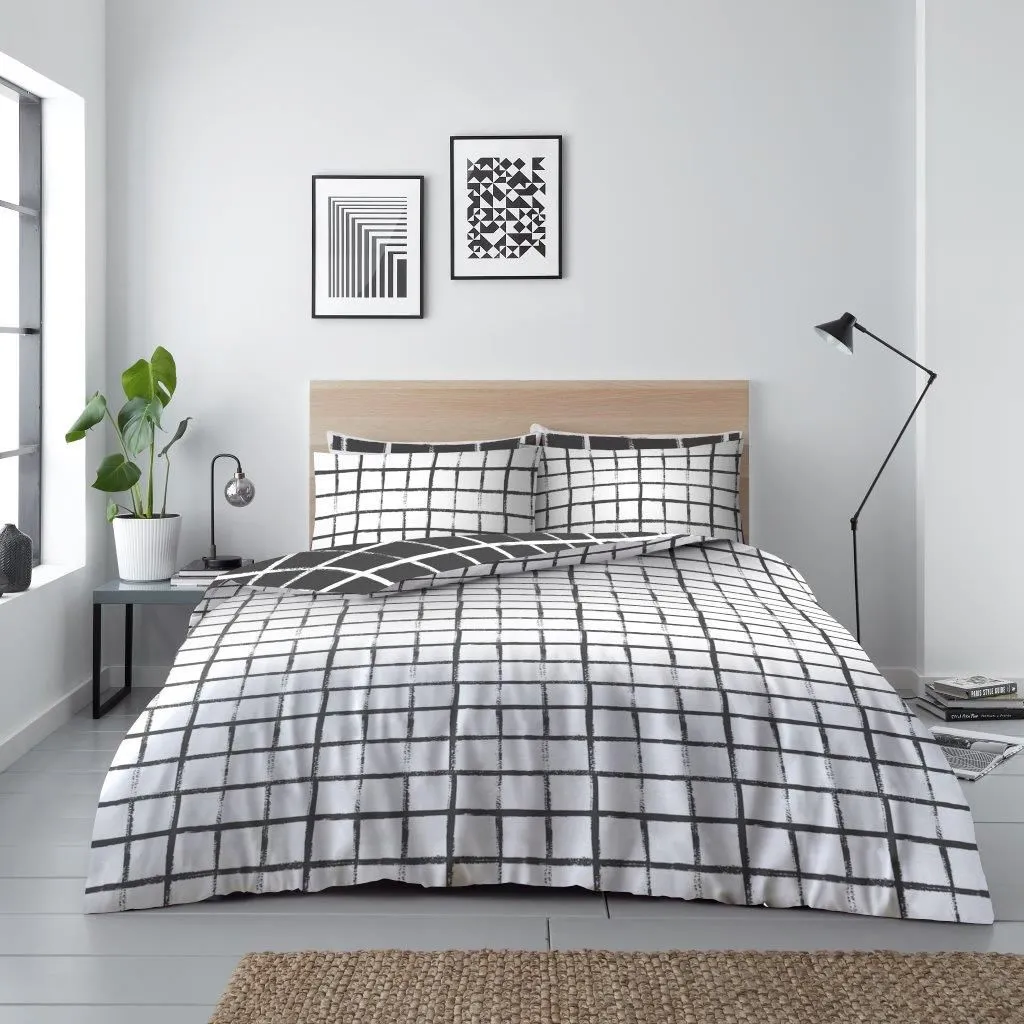 GAVENO CAVAILIA Blaine Check Printed Duvet Cover 2