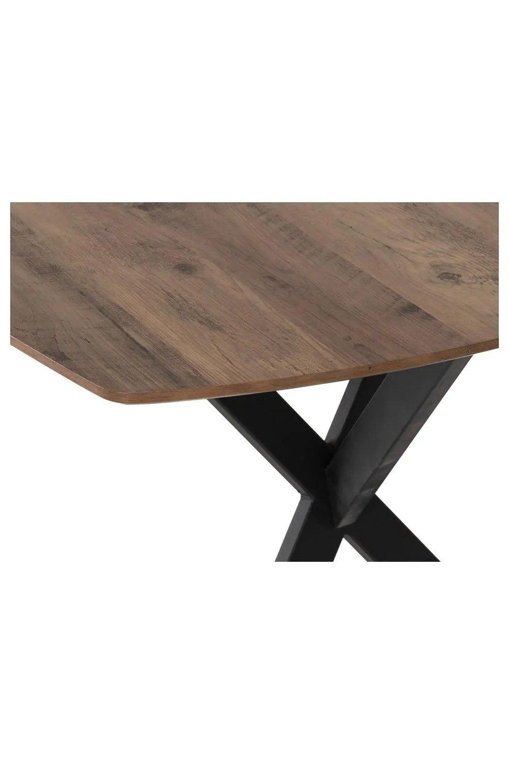 Seconique Athens Rectangular Dining Table in Dark Brown 4