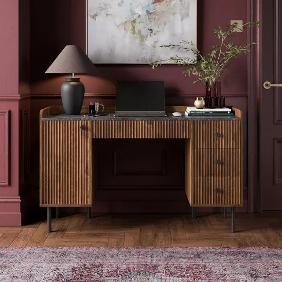 Georgi Marble Effect Standard Desk