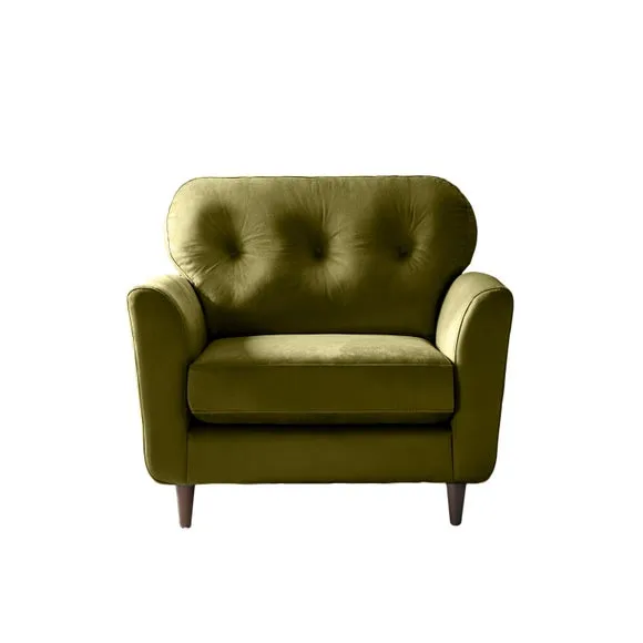 Sven Opulent Velvet Snuggle Chair 2