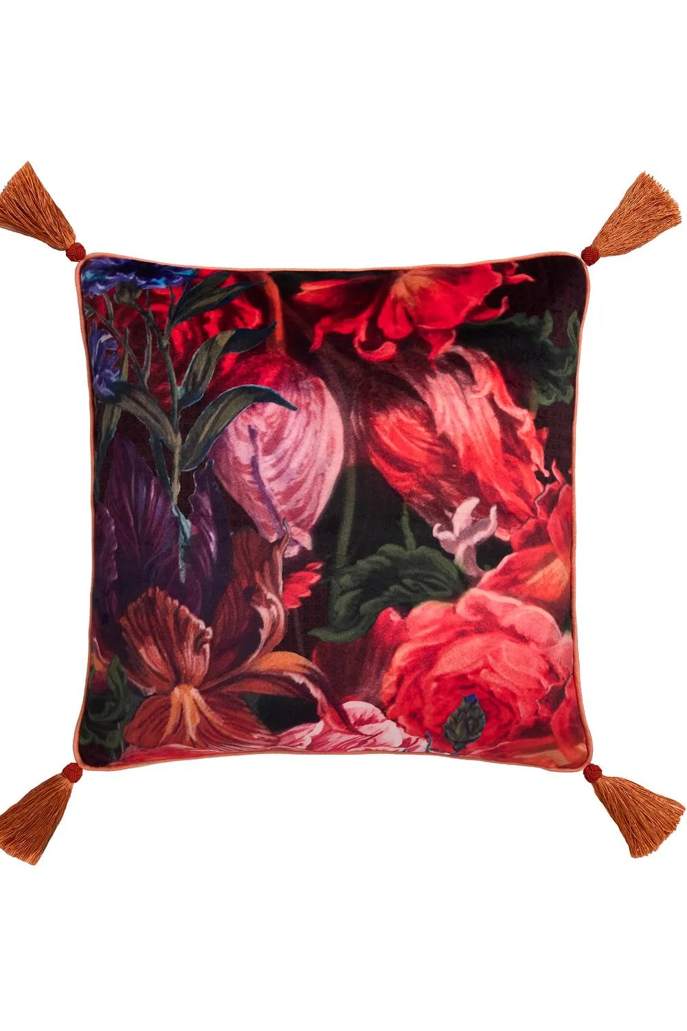 Laurence Llewelyn-Bowen 'Grande Chintz' Velvet Filled Cushion 2