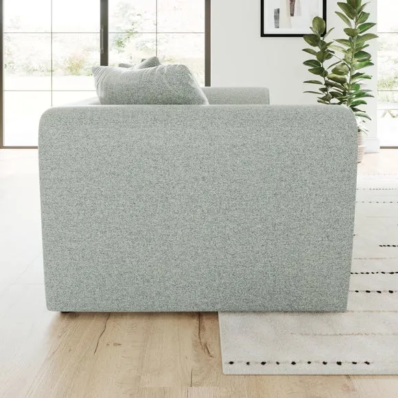 Blake Basket Weave Texture 3 Seater Sofa 2