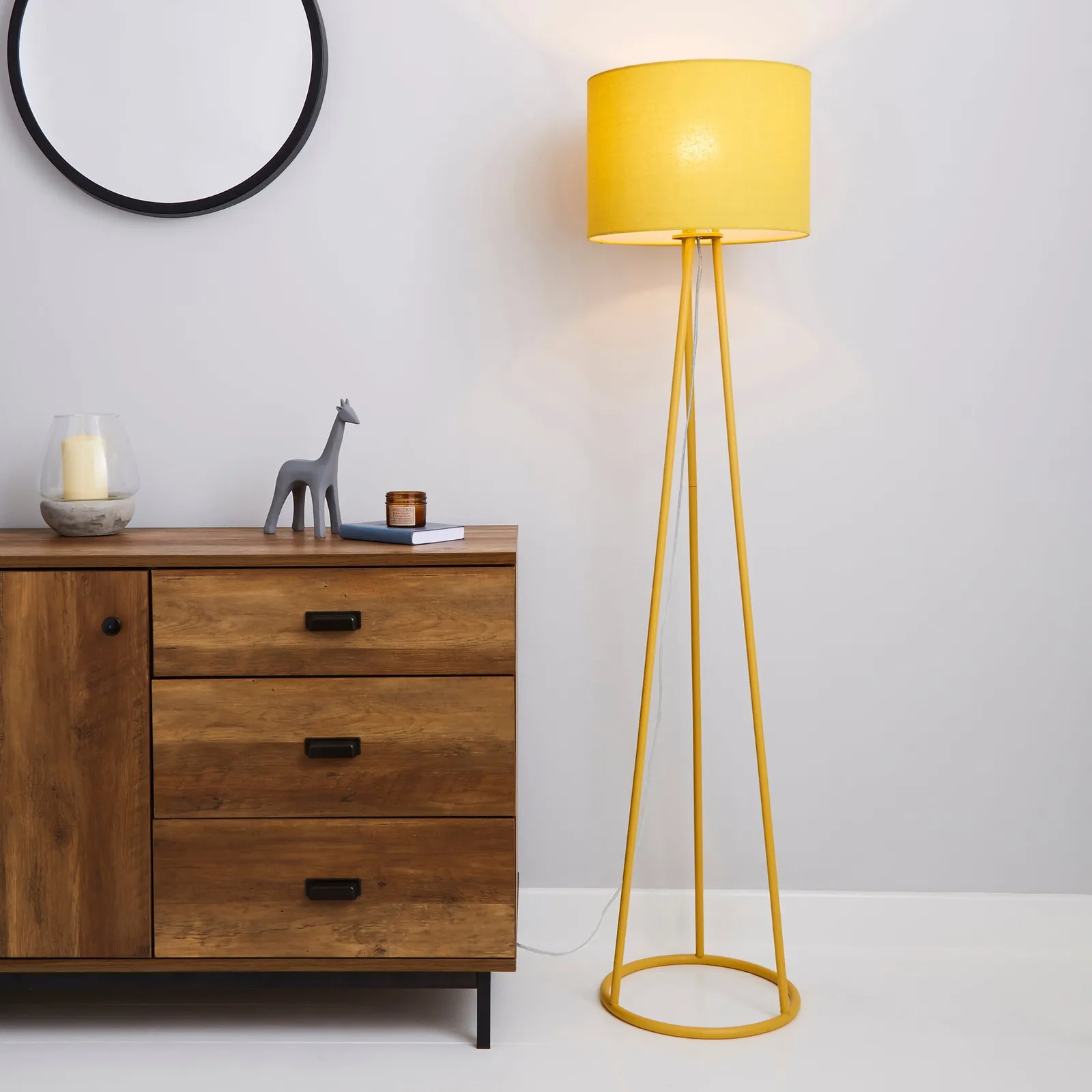 Sara Ochre Floor Lamp Ochre