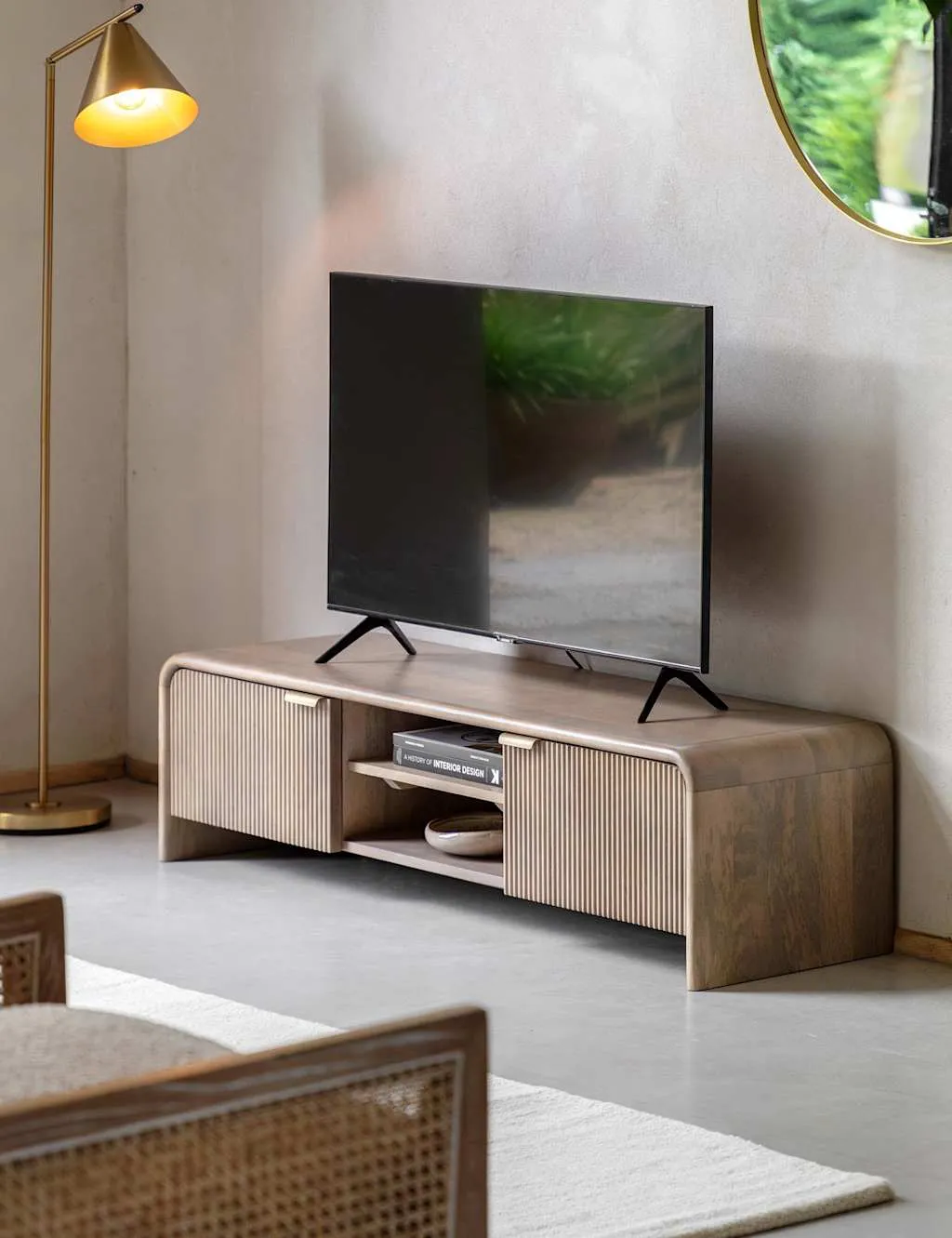 Gallery Direct Colonna TV Unit Grey