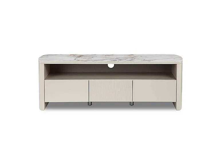 Avorio TV Unit with LED Lights