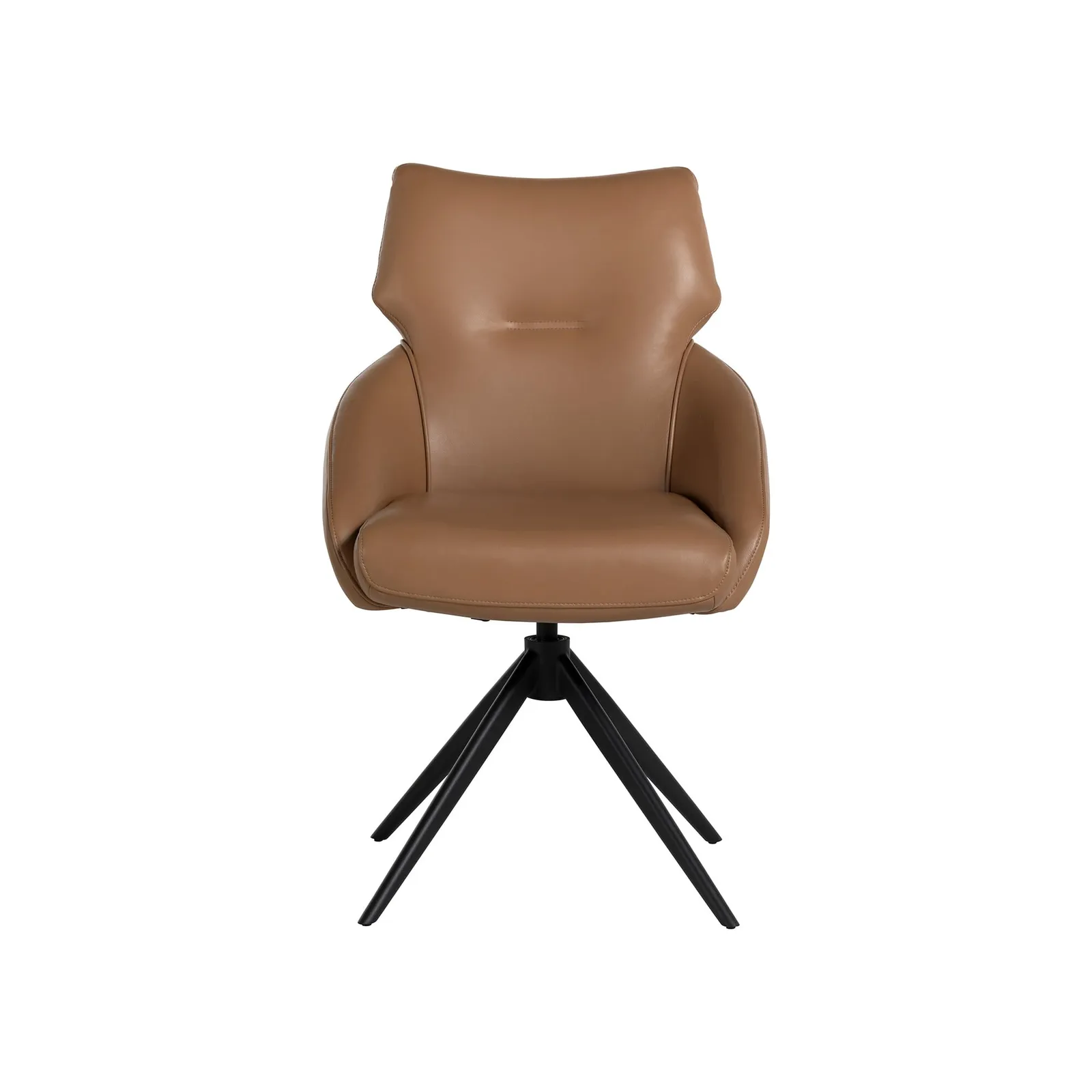 Allier Dining Chair, Brown Leather | Barker & Stonehouse 4