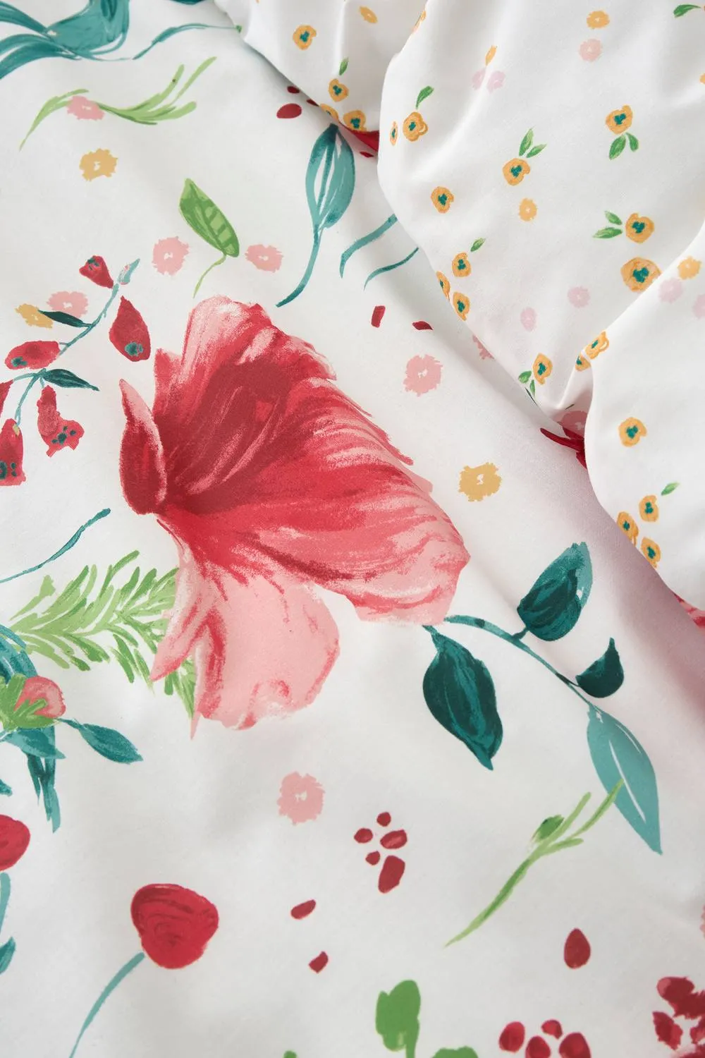Dreams & Drapes 'Abstract Poppy' Easy Care Duvet Cover Set 3