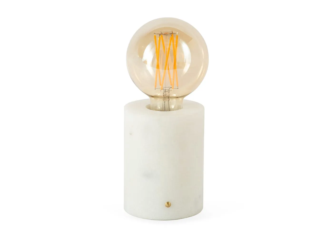 Heal's Bristol Touch Lamp White Marble