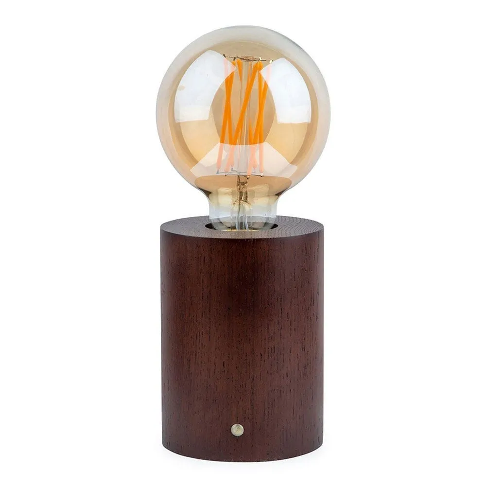 Heal's Bristol Touch Lamp Walnut 2