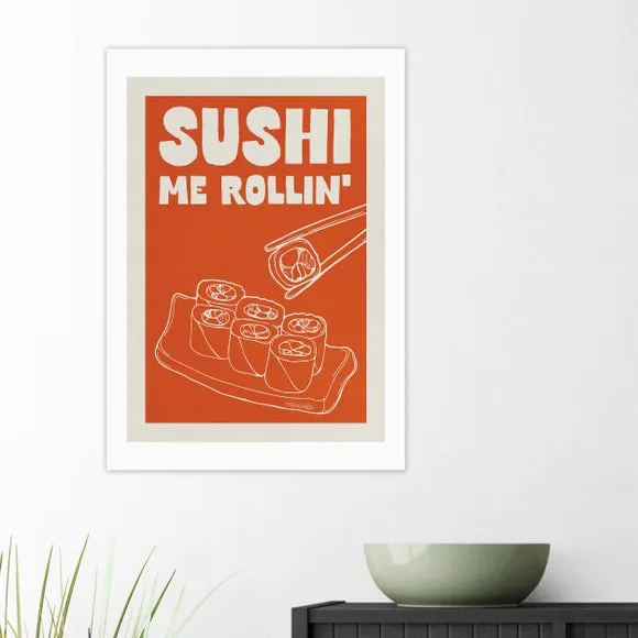 East End Prints Sushi Me Rollin Print 1