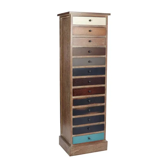 Pacific Loft 13 Drawer Chest, Pine 3