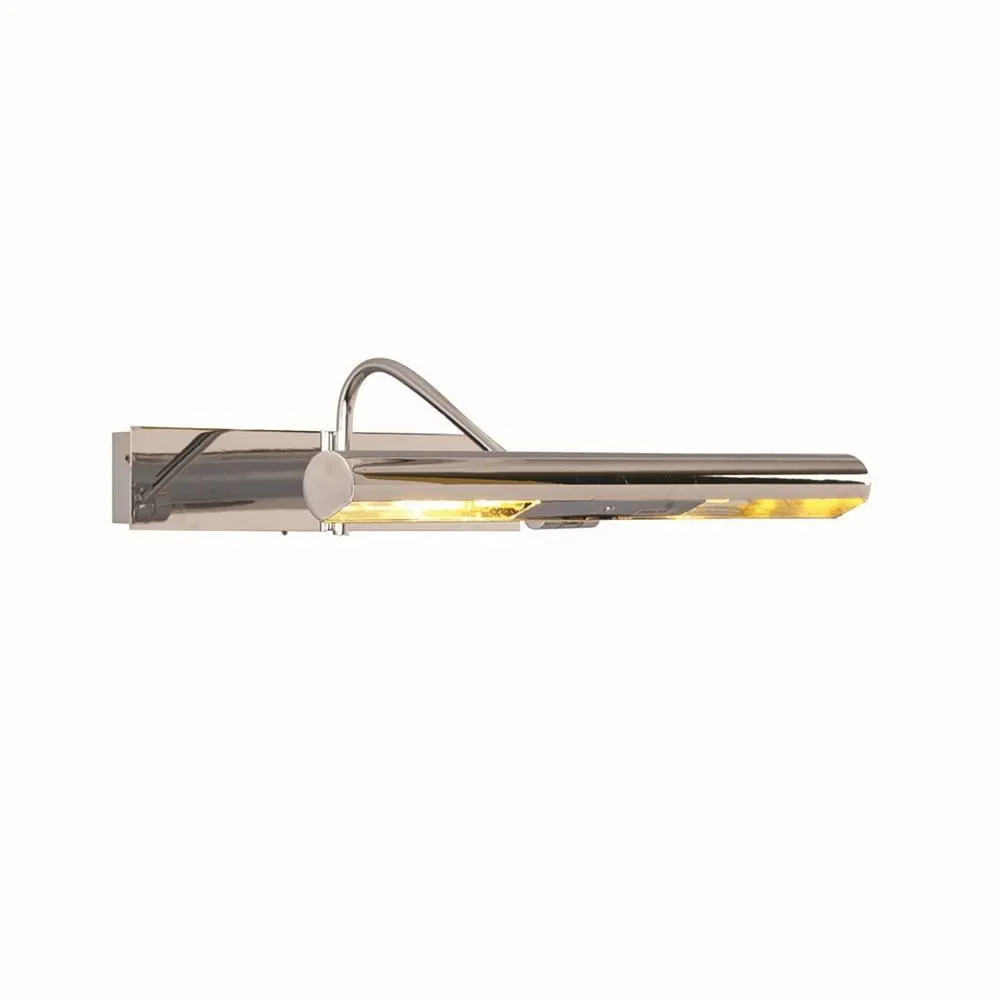 Netlighting Modern Picture Lamp Chrome 2 Light G9 in Silver