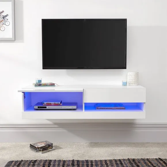 Galicia LED Floating Wall TV Unit for TVs up to 55" 2