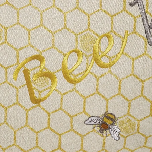 Bee Kind Cushion Natural 2