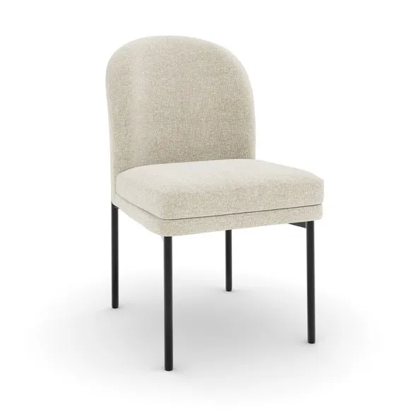 Carey Double Upholstered Dining Chair, Fabric 6