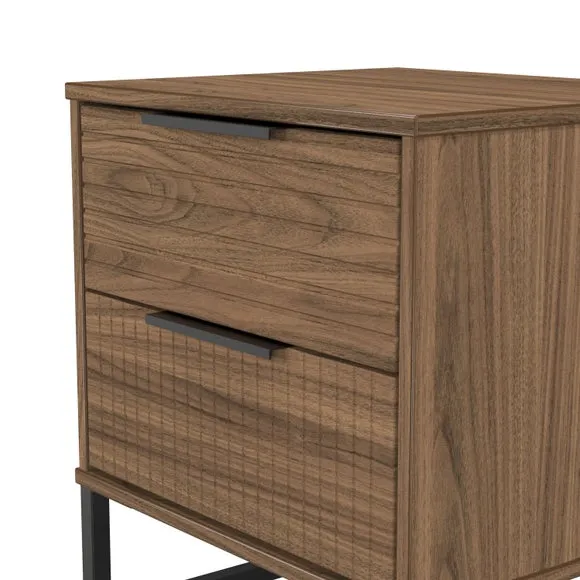 Harborne 2 Drawer Bedside Table 5